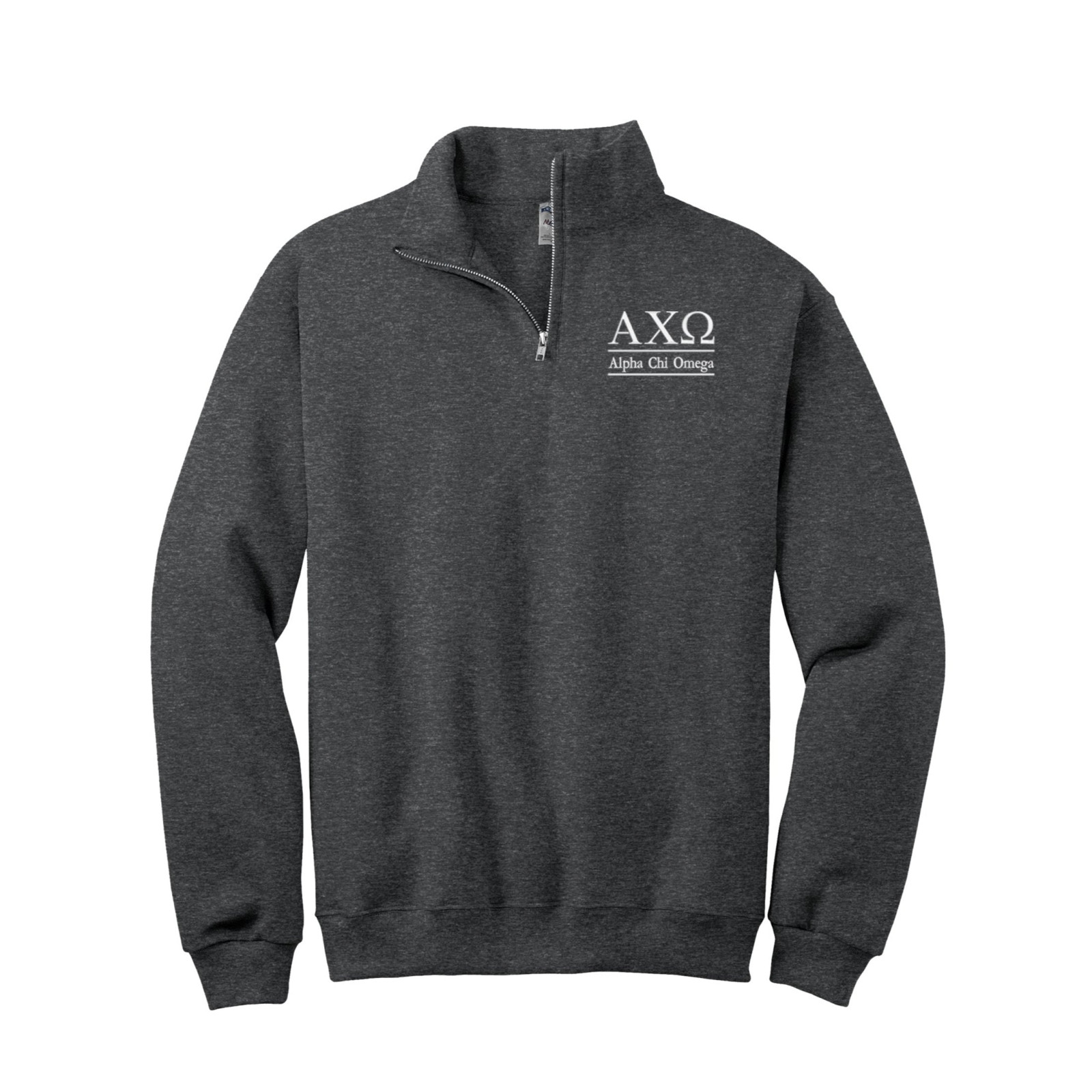 Shop Alpha Chi Quarter Zip Pullover Sweatshirt