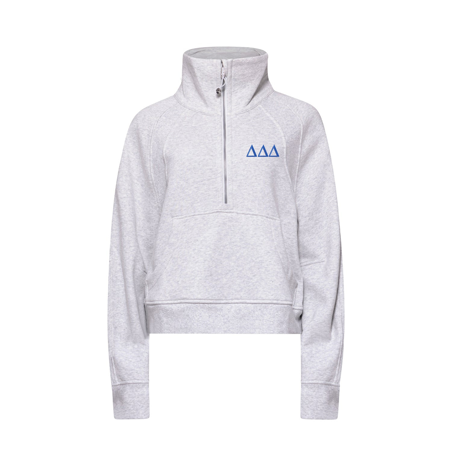 Shop Tri Delta lululemon Scuba Oversized Funnel-Neck Half Zip