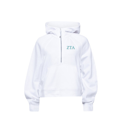 ZTA Shop lululemon Scuba Oversized Half-Zip Hoodie - White