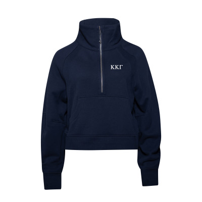 Lululemon ネイビー ジッパー付きジャケット サイズ6 Shop Kappa Kappa Gamma lululemon Scuba Oversized Half-Zip Hoodie
