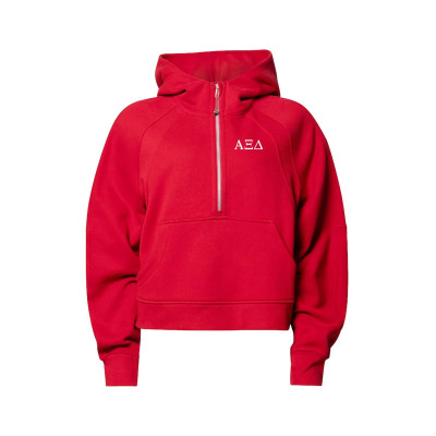 Shop Alpha Xi Delta lululemon Scuba Oversized Half-Zip Hoodie