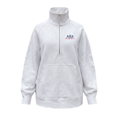 Shop Alpha Xi Delta lululemon Scuba Oversized Half-Zip Hoodie