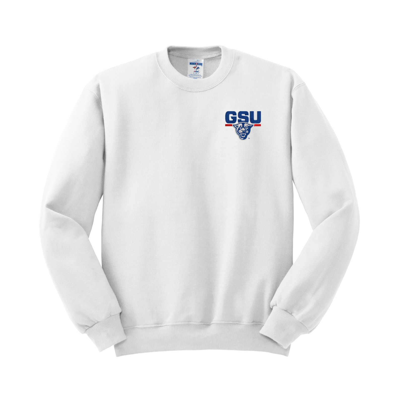 Shop Georgia State Embroidered Crewneck Sweatshirt