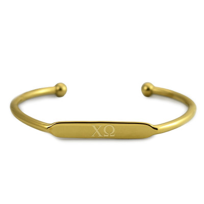 Chi O Creations Bracelet With Glass Beads and 18K Gold Accent Beads